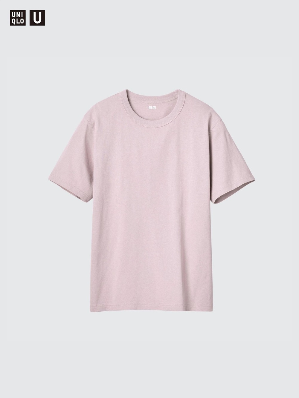 Uniqlo Women’s Crew Neck T-Shirt in Pale Pink
